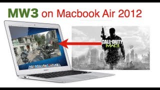 Macbook Air Mid 2012: Gaming Test (Ivy Bridge, Intel HD4000) - Call of Duty MW3