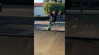 Christopher Hiett skating a spine ramp (9/27/24)