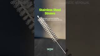 SaveItMom™ Stainless Steel Straws: Link in Bio💚 #ecofriendly #homeappliances #homeutilities