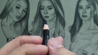 LIVE DRAWING! Realistic Pencil Portrait Drawing Tutorial