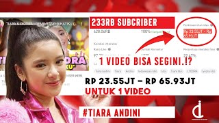 MENAKJUBKAN!! GAJI Tiara Andini TEMBUS PULUHAN JUTA/VIDEO