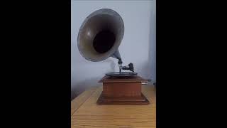 Early Victor 1 talking machine phonograph - Onward Christian Soldiers