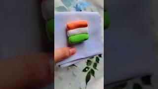 DIY Tricolour Brooch 🇮🇳 | Easy Clay Craft!" | Quick & Easy Tutorial #Crafts #DIY #independenceday