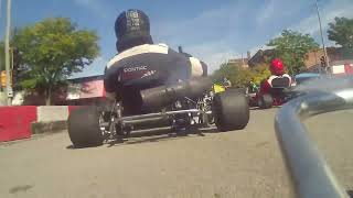 2023 Rock Island Grand Prix - Saturday Vintage Open Kart Heat Race Onboard