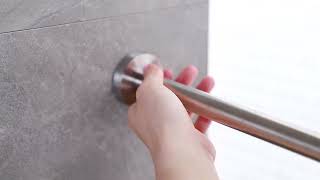 How To Install Towel Bar On Tile - YIGII 162B