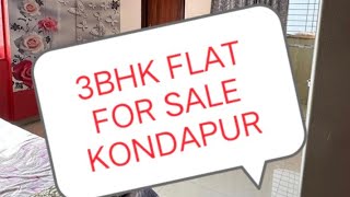 ID #JF595 // SEMI GATED 3BHK FLAT FOR SALE// JUBLEE GARDENS// KONDAPUR// 1880SFT