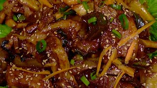 Spicy Korean Stir-Fried Pork Belly and Squid | Osam Bulgogi Recipe | The Best Pork Bulgogi Recipe