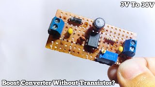 How To Make 3V To 5V or 12V Booster ✓