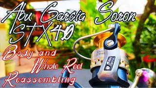 Abu Garcia Soron STX40 - Part 3 Reassembling Main body and Whole reel - Reel servicing