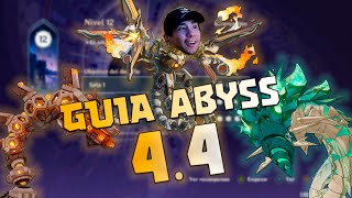 🌌GUÍA ABISMO 4.4 | Pásalo modo FACILITO 💥 - Genshin impact