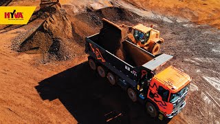 Scania Mining Tipper with Hyva Tipping Solutions in mine I Minas Gerais, Brazil