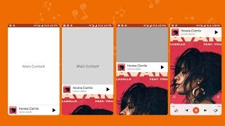 Making A Sliding Up Panel like Google Music in Android with play Music UI source code