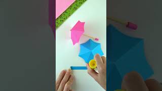 Miniature paper umbrella DIY #paper #umbrella #diy #howto #diycraft