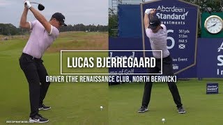 Lucas Bjerregaard Golf Swing Driver (FO & DTL) ASI Scottish Open, North Berwick, July 2019.