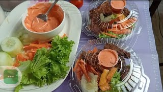 VEGETABLE SALAD WITH HONEY BUTTER CHICKEN || TRENDING BUSINESS