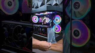 PC Build with HYTE Y60 Case Full RGB Panoramic #shorts #pcbuild #shortvideo