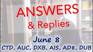 Answers & Replies | Is Corporate Travel Mgmt Cheap, Are AIS, AD8 and DUB Buys? (I can't give advice)