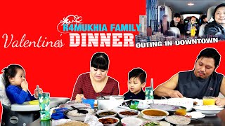 Family Valentine's dinner | Home cook vegetarian foods |Outing in Downtown