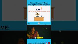 BSE Website Crash on BAJAJ HOUSING IPO ALLOTMENT | Kis kis ko ye problem aa rha ? #ipo