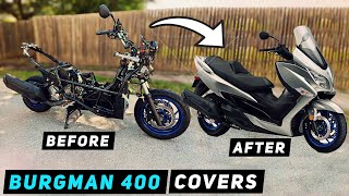 Suzuki Burgman 400 - Complete Cover Installation (2017-Current) | Mitch's Scooter Stuff