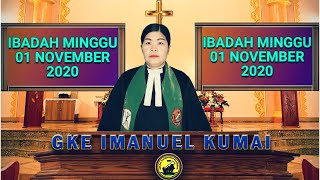 IBADAH UMUM 01 November 2020