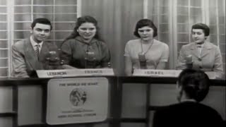 1957 High school exchange students - Lebanon, France, Israel, Turkey. Subject  Prejudice part 2