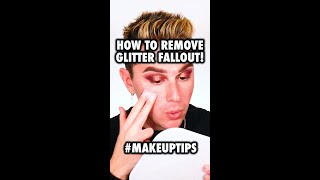 HOW TO REMOVE EYESHADOW FALLOUT! 🤯👉🏼 #JohnnyRossMakeup