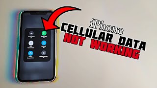 How to FIX Cellular Data Not Working iPhone 11