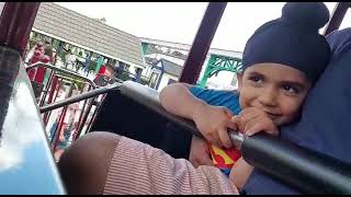 Naampreet goes on a fun fair ride