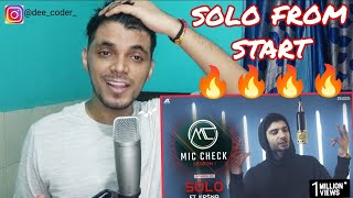 KR$NA - SOLO | MIC CHECK SEASON 1 | KRSNA OLD SONGS | *UNCUT* REACTION/REVIEW