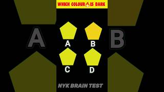 Brain Test Challenge || find odd colour || IQ test puzzle riddle quiz #viral #trending #shorts