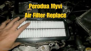 Perodua MYVI Engine Air Filter Replacement