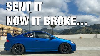 I BROKE MY RSX RACING!