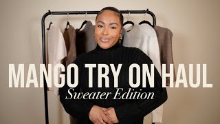 Mango Sweater Haul (New In Try On Haul) Finding The Best Sweaters For A Capsule Wardrobe!