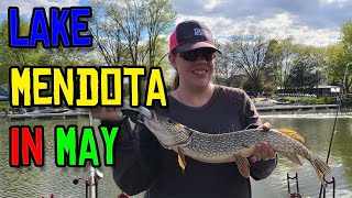 Our First Day Fishing Lake Mendota (Wisconsin) May 2021