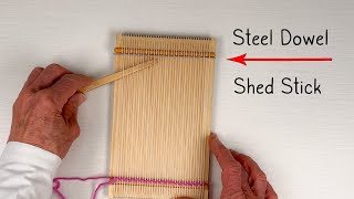 How to Use a Steel Dowel as a Shed Stick