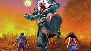 Squishing TINY Survivors As A GIANT ONI In Dead by Daylight | My Little Oni