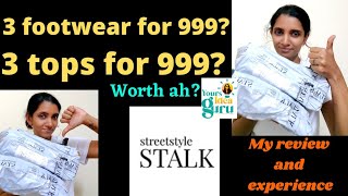 Street style stalk|| review|| my experience|| 3 for 999 tops||3 for 999 footwear|| worth ah??