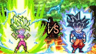 GOKU ULTRA INSTINTO VS KEFLA 😱( SPRITE ANIMATION )