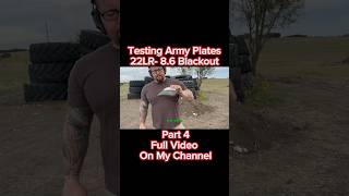 Part 4 Putting The U.S. Military Level IV Body Armor To The Test Review Bulletproof or Bust? #shorts