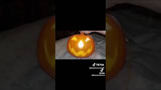 CVS Halloween pumpkin animation projection