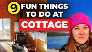 BEST COTTAGE OR CAMPING ACTIVITIES (9 fun activities at Otter Pointe Resort)