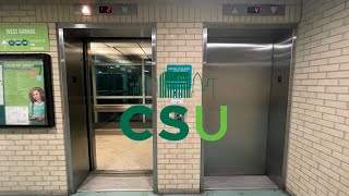 Bumper! Scenic Low On Oil Schindler MT 300A Hydraulic Elevators | CSU West Garage | Cleveland, OH