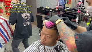 Chia sẽ kỹ thuật cắt fade nhanh 10 phút |Hollywood barber shop