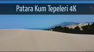 Antalya Kaş Patara Kum tepeleri 4k drone