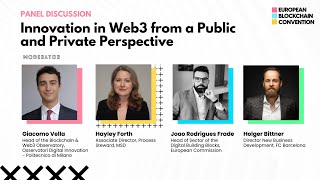 Innovation in Web3 from a Public and Private Perspective | European Blockchain Convention 9