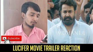 Lucifer Official Trailer Tamil  REACTION | Mohanlal | Prithviraj Sukumaran