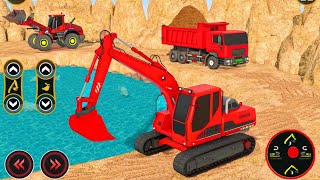 Heavy equipment: Excavator, Forklift, Dumb truck | Excavator simulator game #jenisjenisalatberat