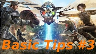 ARK: Survival of the Fittest Tutorial Basic Tips #3 (Map, Tranq, Stat, Dino Mechanics)