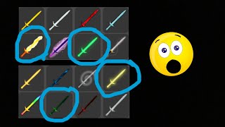 Reviewing the Swords Available in ROBLOX stay alive and flex your time on others